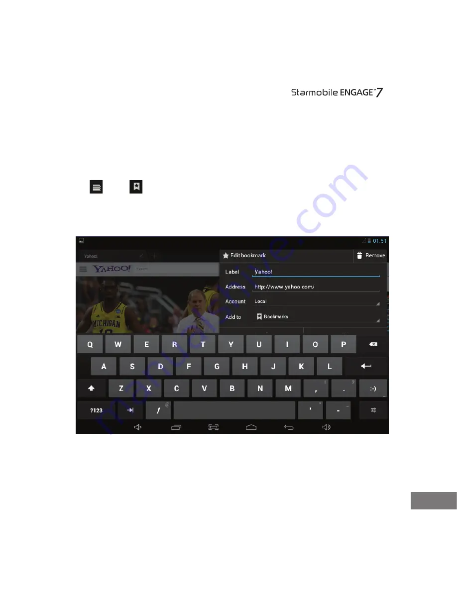 Starmobile Engage 7TV User Manual Download Page 29