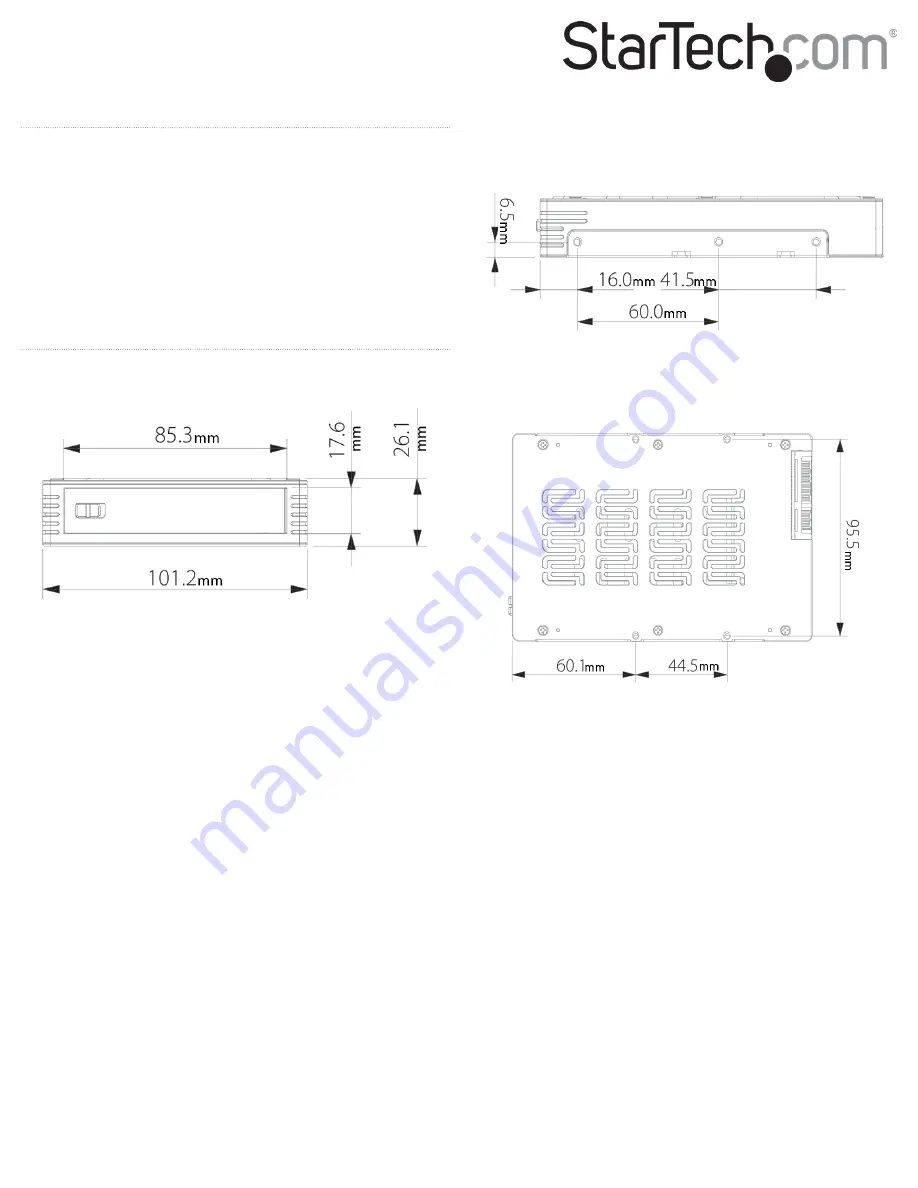 StarTech.com 25SATSAS35HD Quick Start Manual Download Page 2