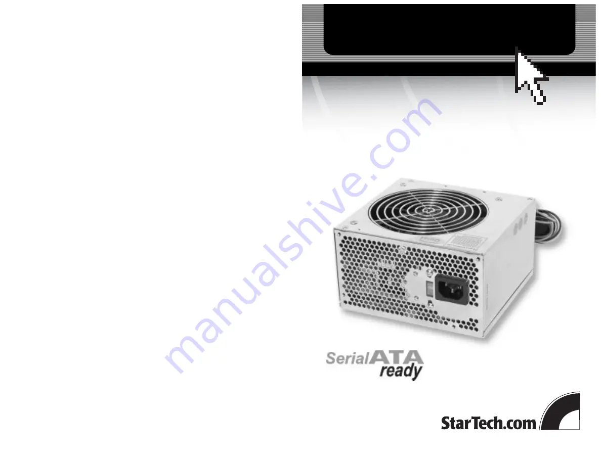 StarTech.com ATXPOW380HS Instruction Manual Download Page 1