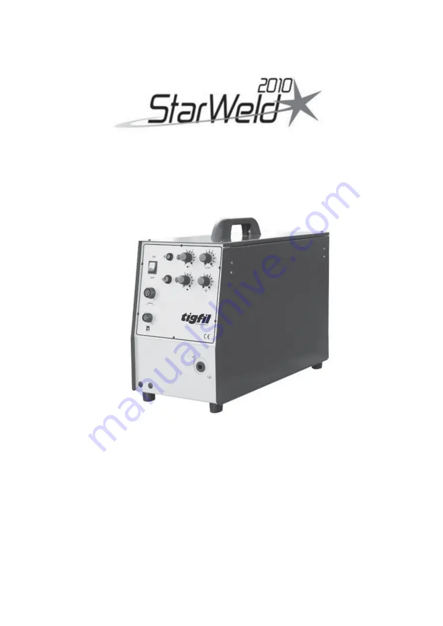 STARWELD TIGFIL Manual Download Page 1