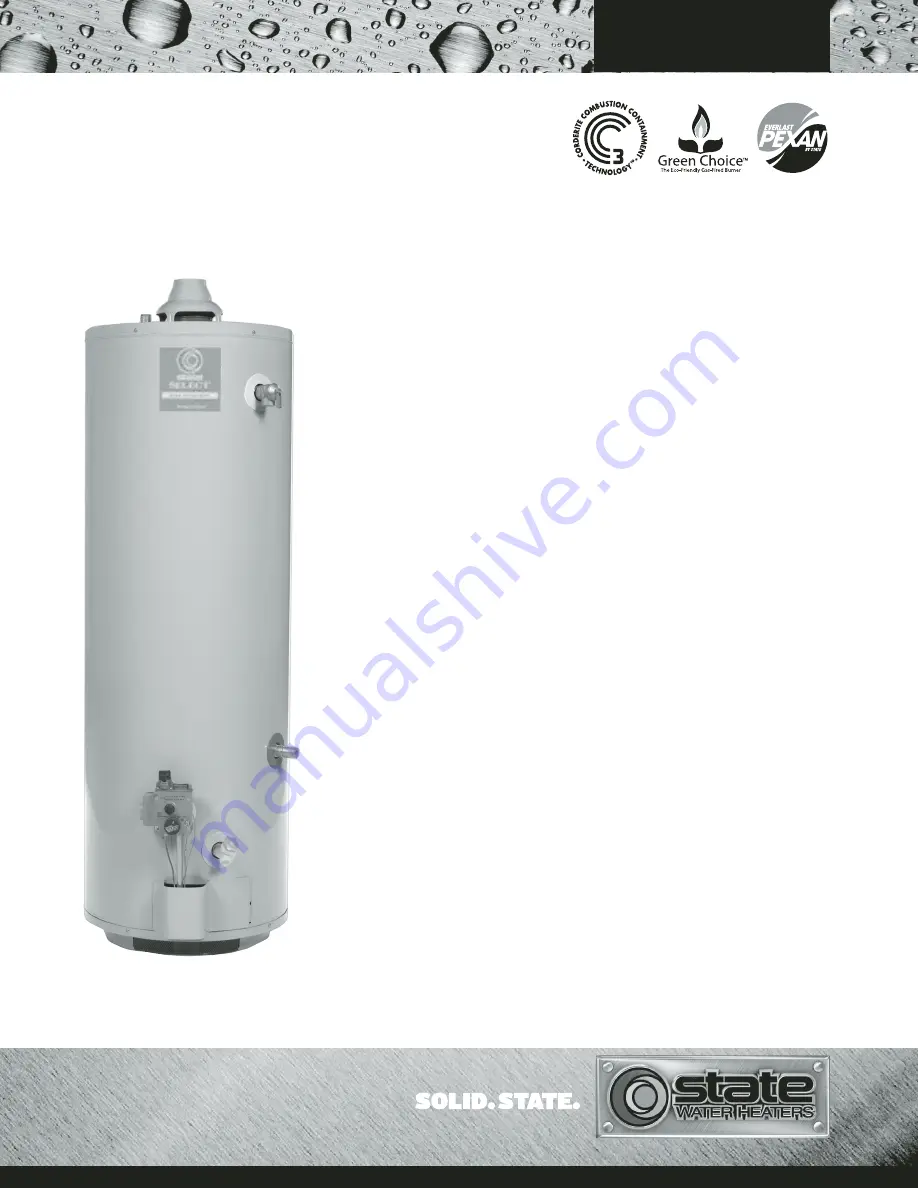 State Water Heaters GS6 30 YBRT Скачать руководство пользователя страница 1