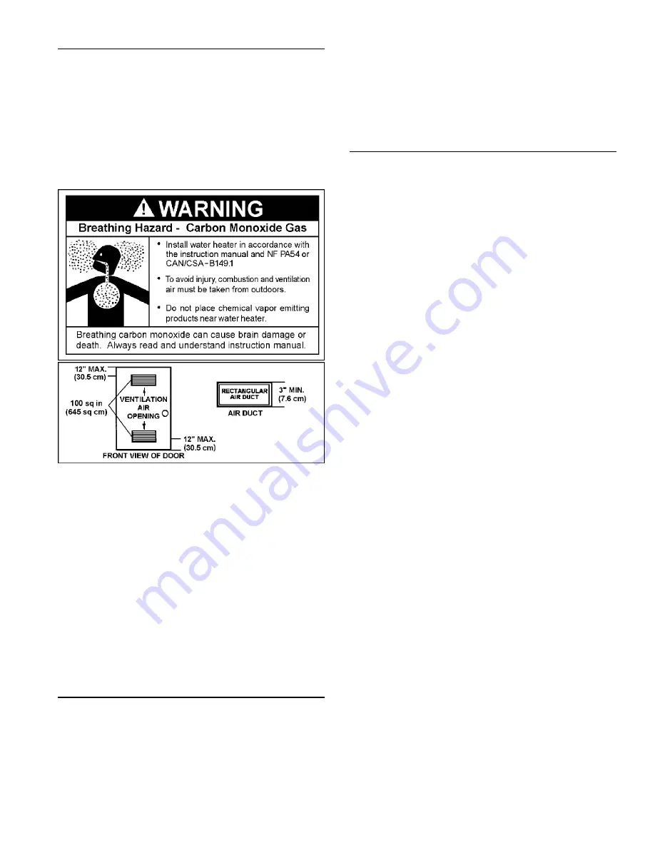 State Water Heaters Premier 0710 316888-002 Installation And Operating Manual Download Page 16