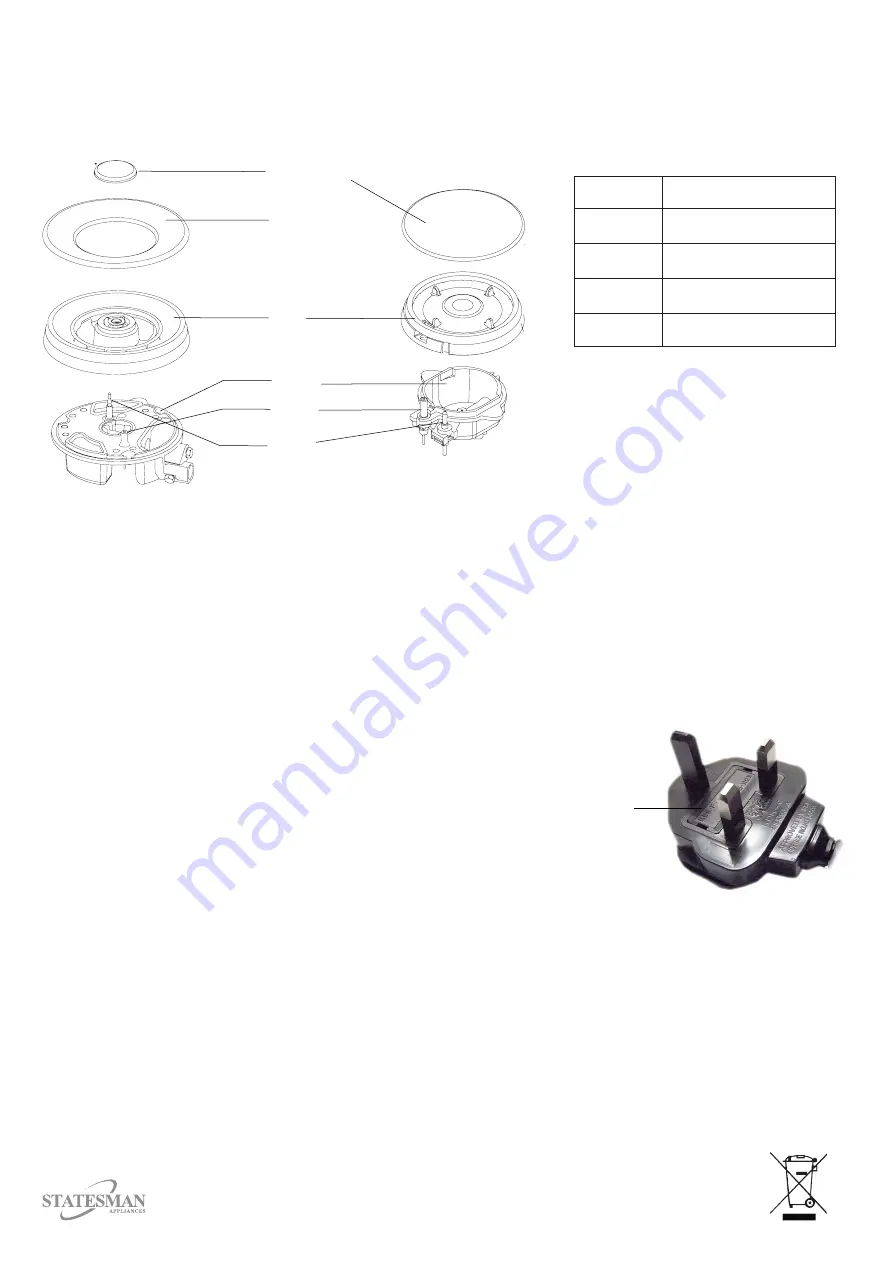 STATESMAN GH61SS Instruction Manual Download Page 14