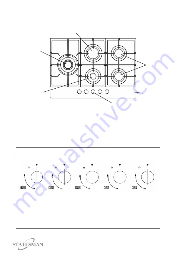 STATESMAN GH75GB Instruction Manual Download Page 6