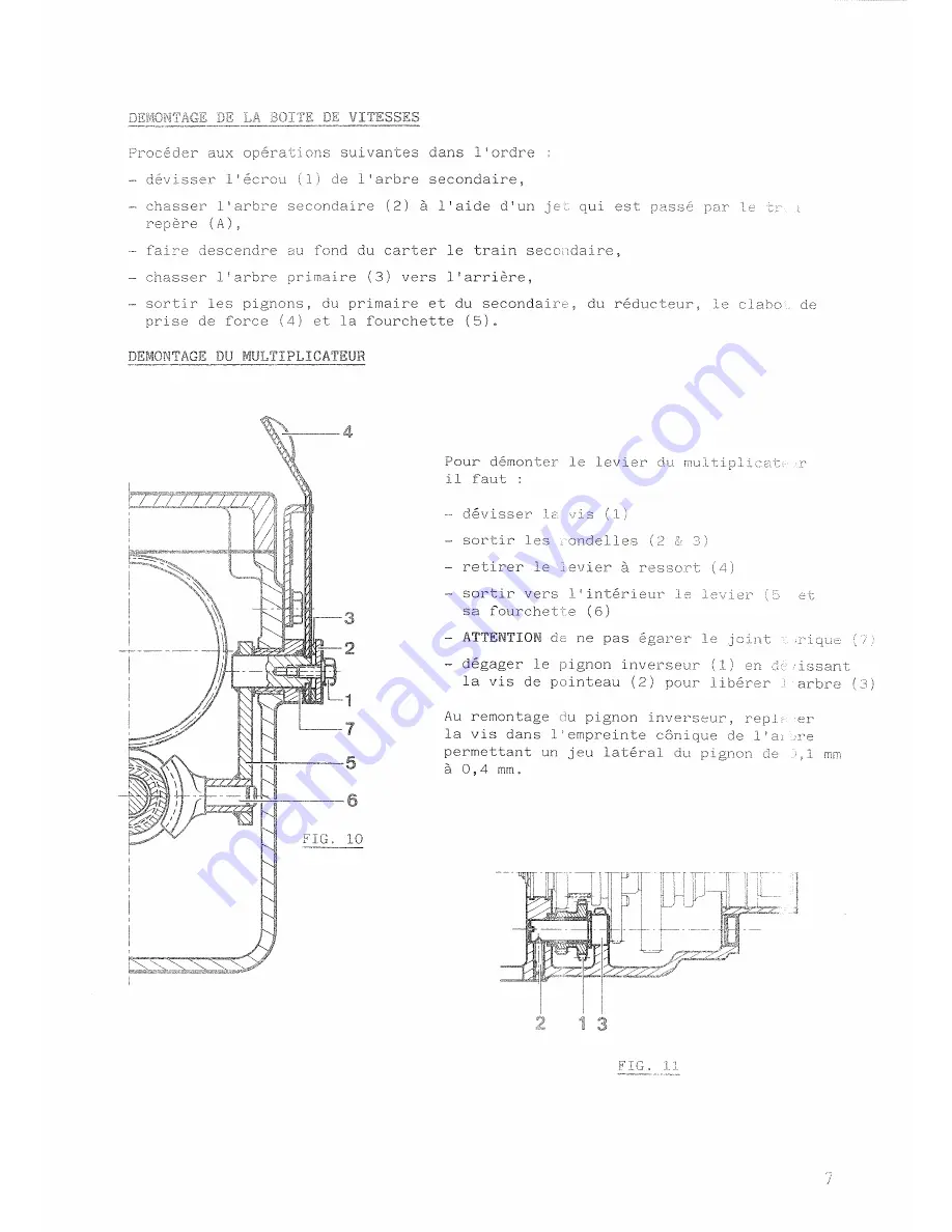 STAUB MOTOCULTEUR 8000 Manual Download Page 10