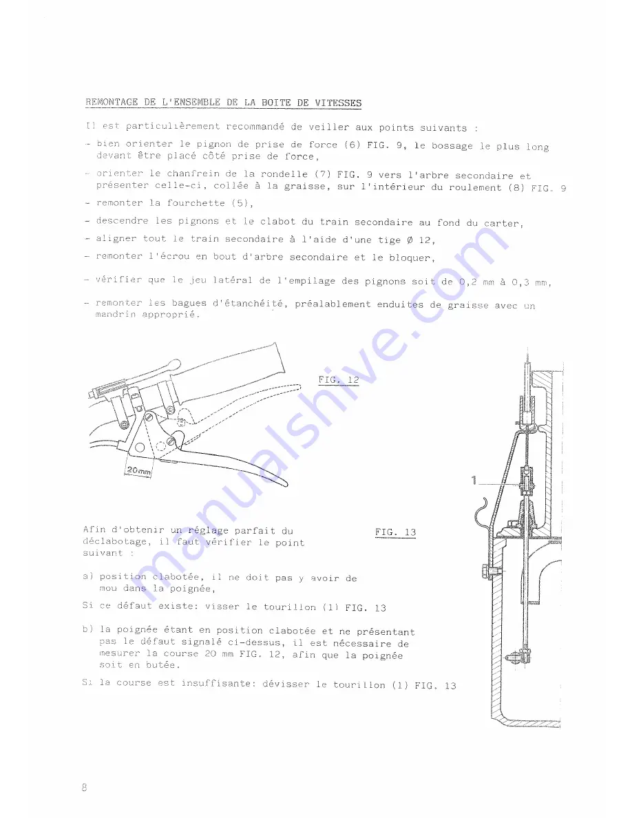 STAUB MOTOCULTEUR 8000 Manual Download Page 12