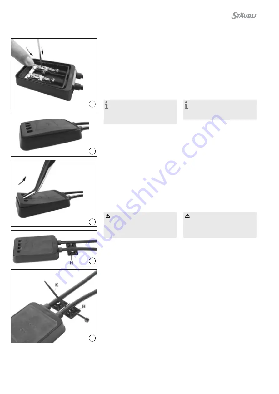 Staubli PV-Junction box Скачать руководство пользователя страница 8