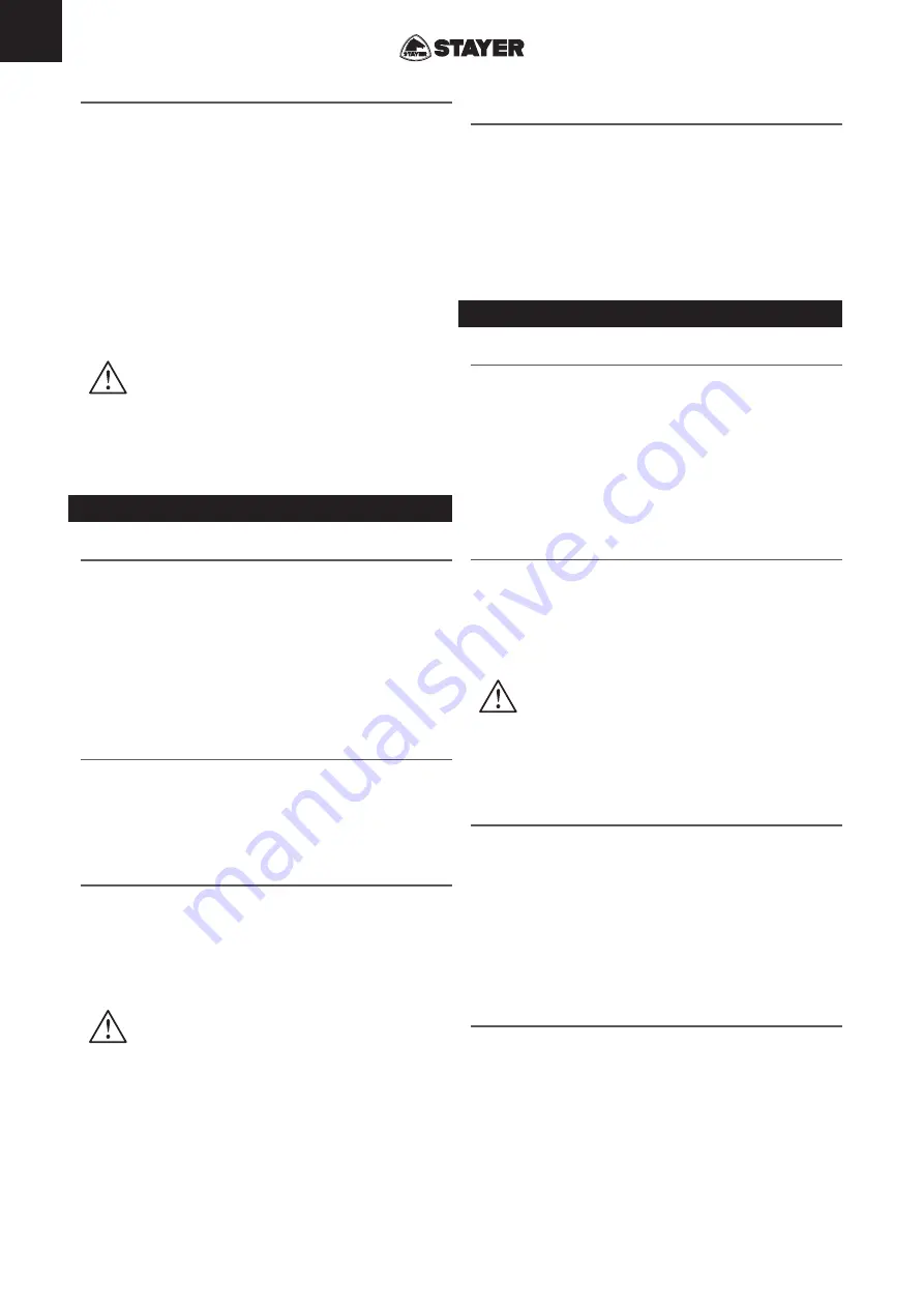 stayer CITYWORK125 Operating Instructions Manual Download Page 36