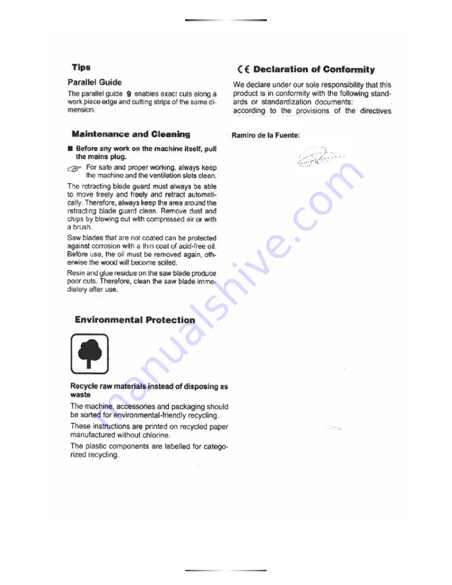 stayer CP190 Operating Instructions Manual Download Page 19