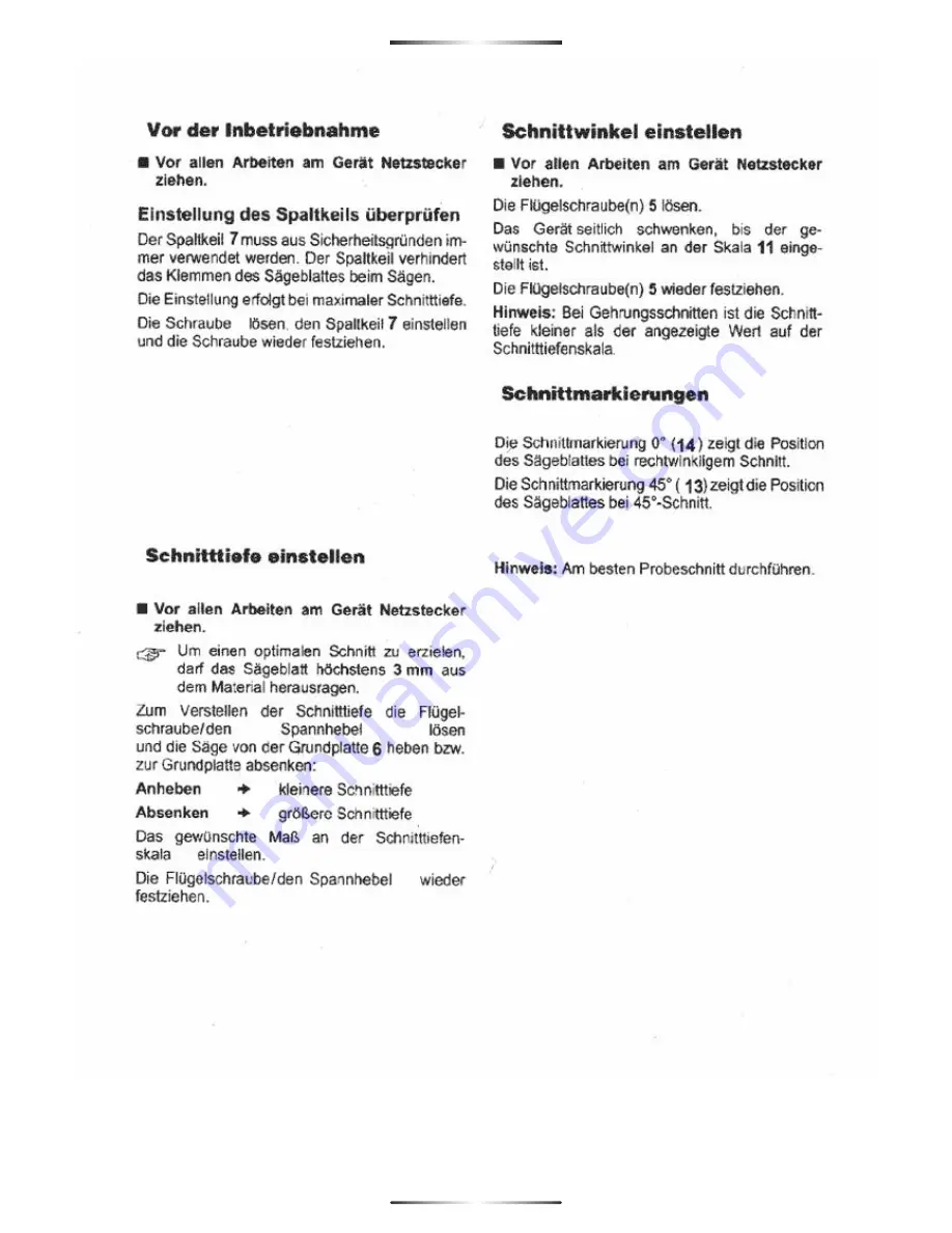 stayer CP190 Operating Instructions Manual Download Page 22