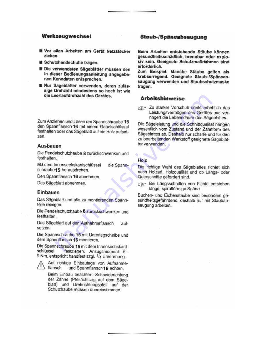 stayer CP190 Operating Instructions Manual Download Page 23