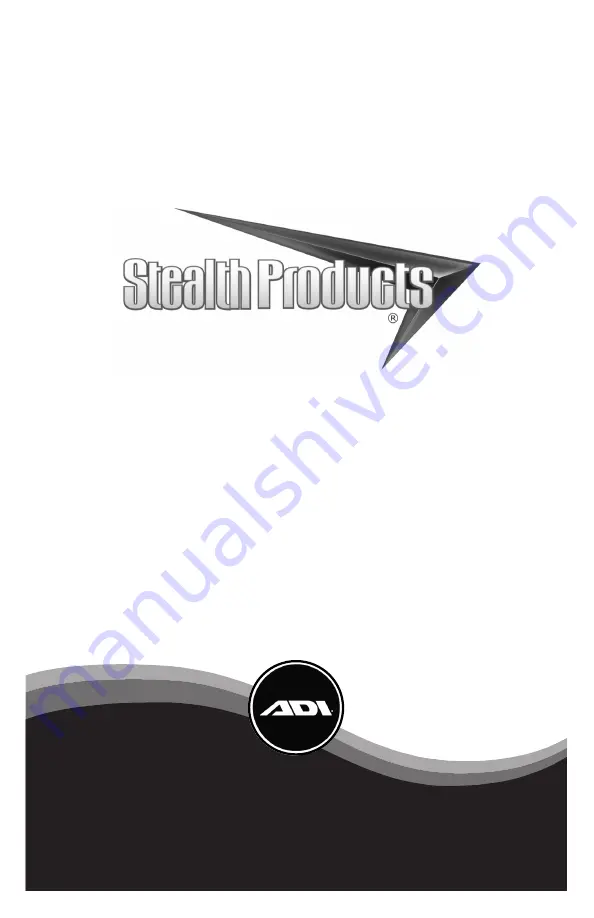 Stealth Products ADI AL Series Скачать руководство пользователя страница 272