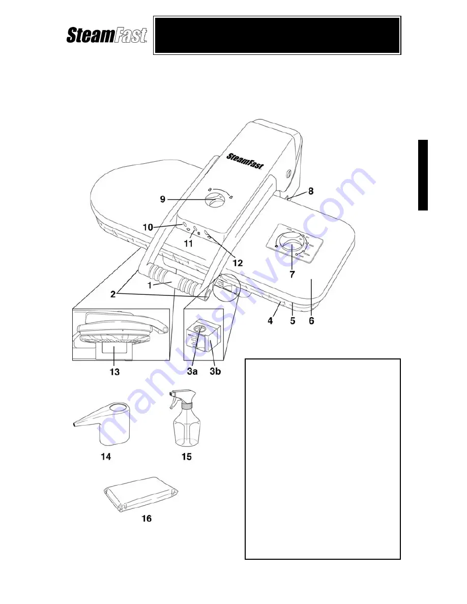 Steamfast SteamFast SP-660 Instruction Manual Download Page 29