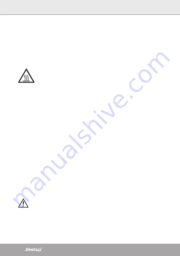 Steba Doppel-Kochfeld KF 150 Instructions For Use Manual Download Page 16