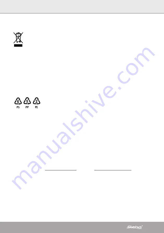 Steba Doppel-Kochfeld KF 150 Instructions For Use Manual Download Page 25