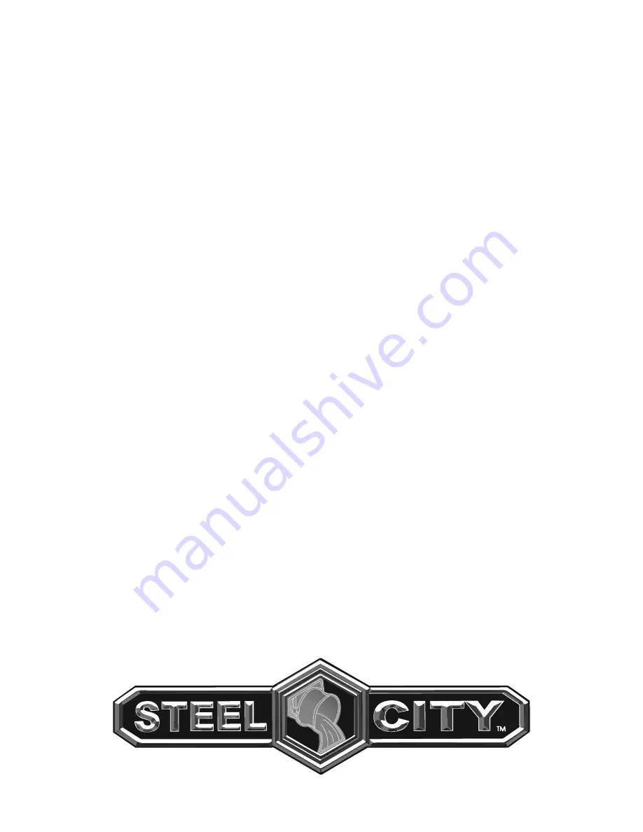 Steel City 20-302 Owner'S Manual Download Page 20