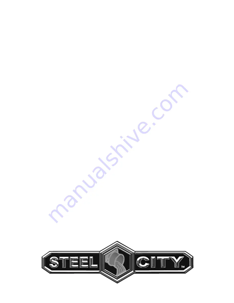 Steel City 30-200 Owner'S Manual Download Page 31