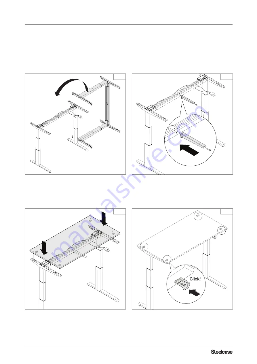 Steelcase Activa Lift 2 H650-1300 Assembly Instruction Manual Download Page 5