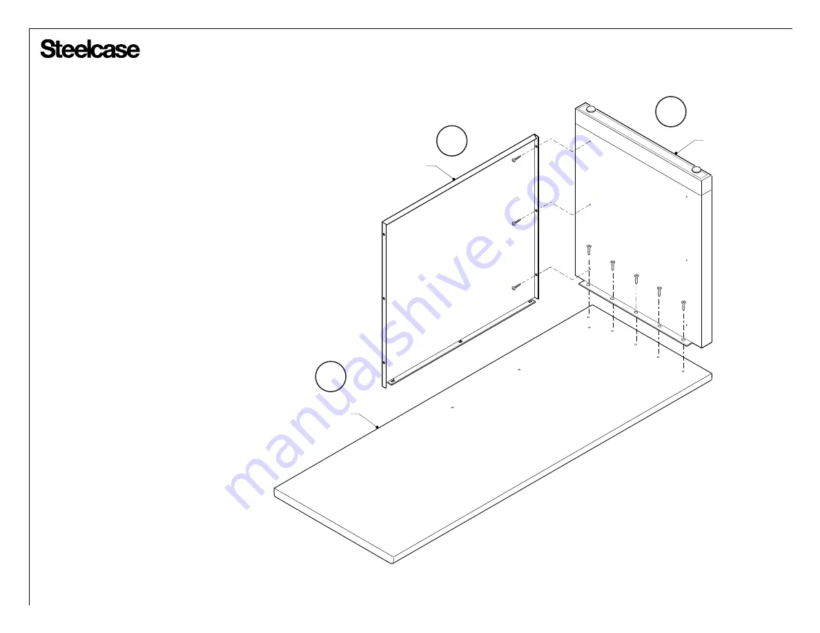 Steelcase Avenir KD Desk Скачать руководство пользователя страница 2