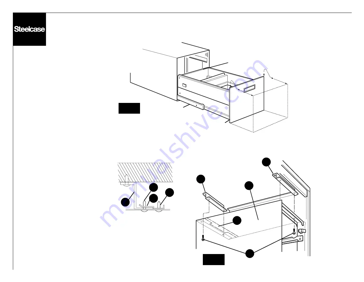 Steelcase Avenir Panel Worksurface with Pedestal to the Floor Скачать руководство пользователя страница 8