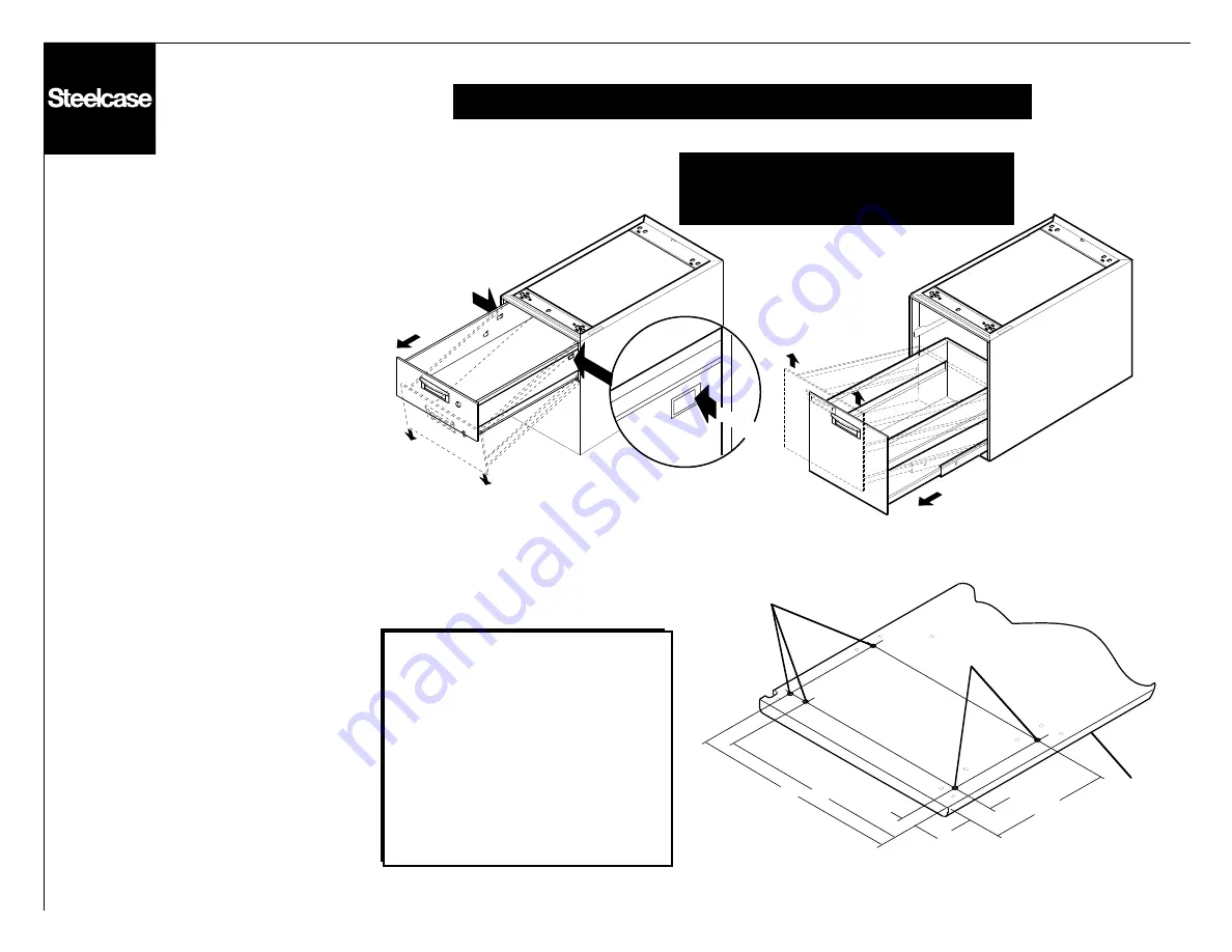 Steelcase Avenir Panel Worksurface with Pedestal to the Floor Скачать руководство пользователя страница 17