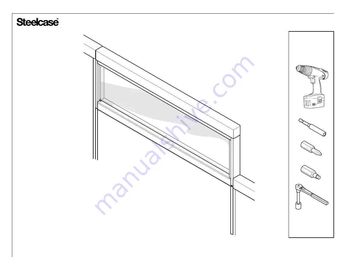 Steelcase Avenir Stack-On Frames Скачать руководство пользователя страница 1