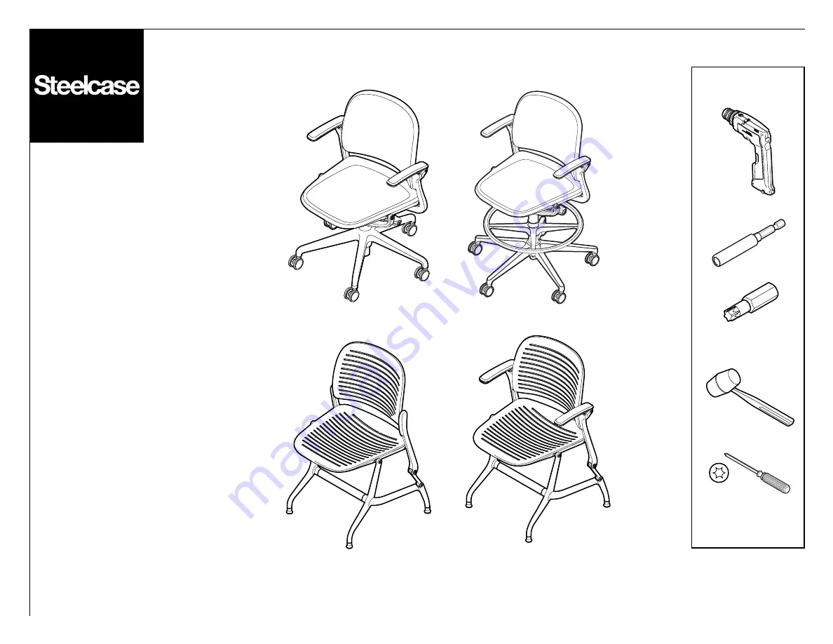 Steelcase Cachet 487 Manual Download Page 1