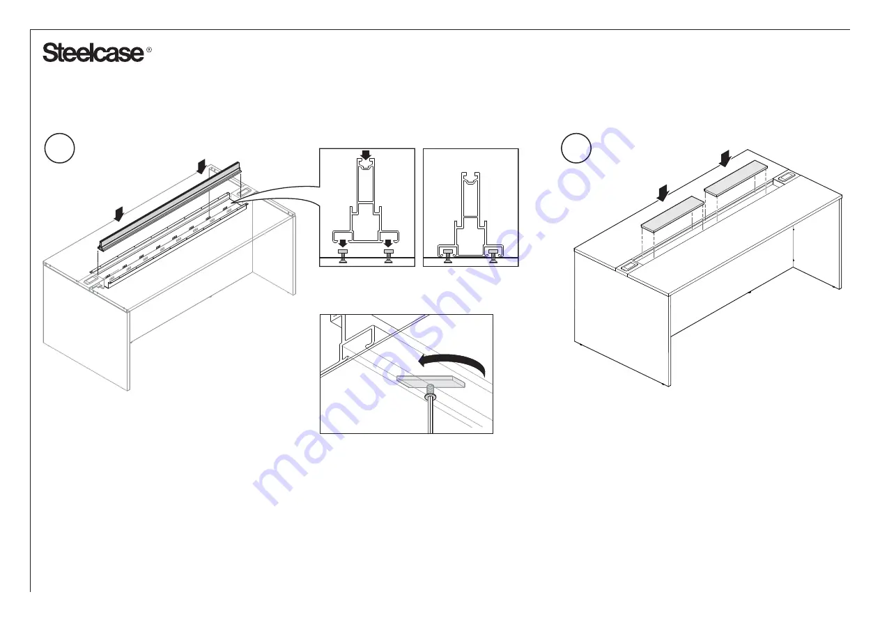 Steelcase Campfire Big Table Assembly Instructions Manual Download Page 11