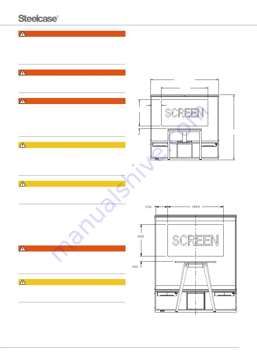 Steelcase Collaborative Operating Instructions Manual Download Page 23