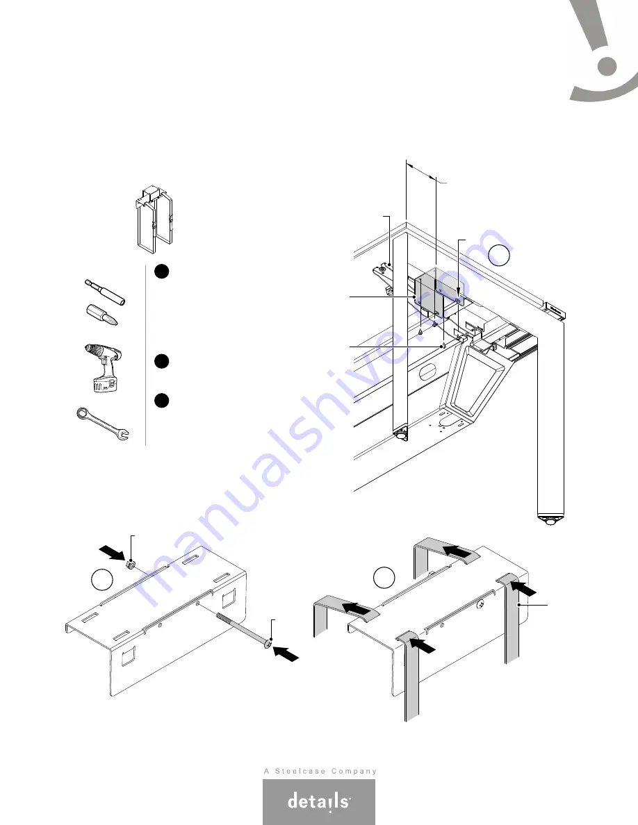 Steelcase CPRSLFO Installation Instructions Download Page 1