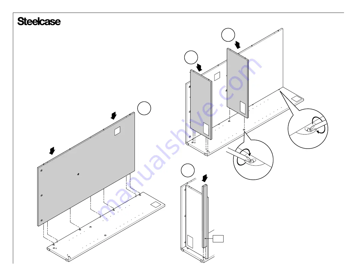 Steelcase Currency Bookcase Скачать руководство пользователя страница 3