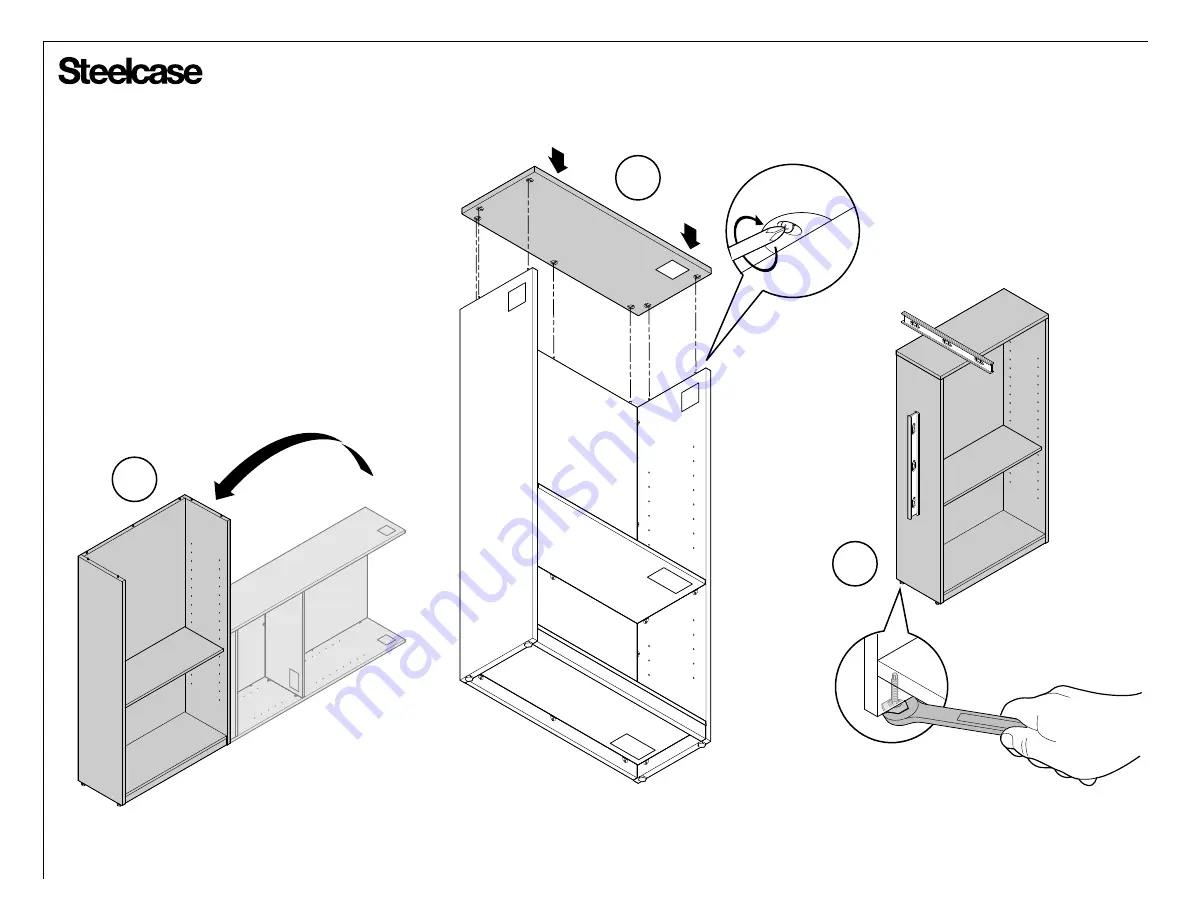 Steelcase Currency Bookcase Quick Start Manual Download Page 5