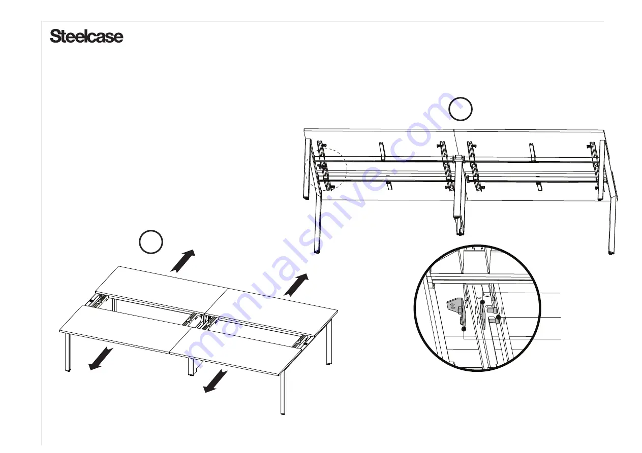 Steelcase FE-3 Assembly Instruction Manual Download Page 1