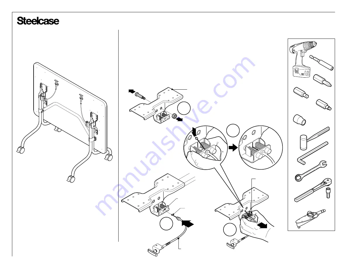 Steelcase Groupwork Flip-Top Table Скачать руководство пользователя страница 21