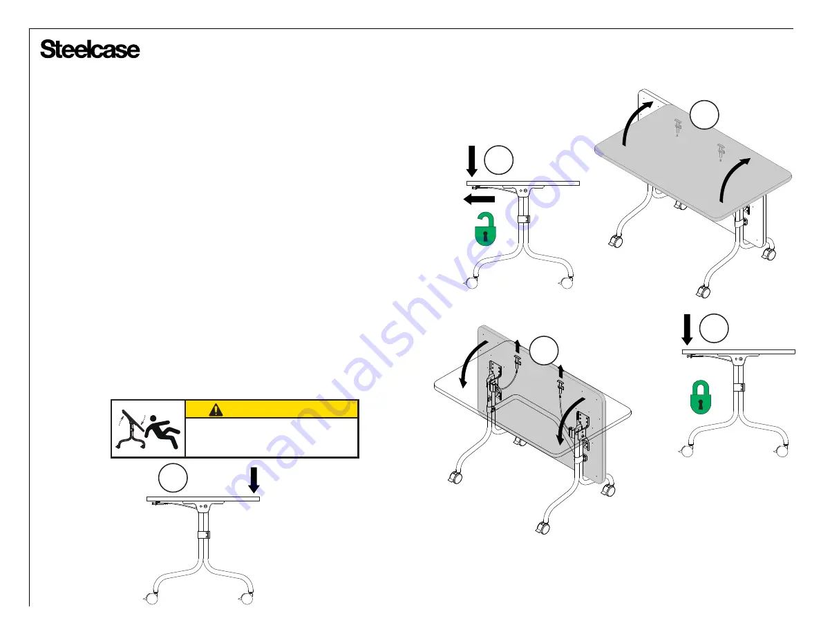 Steelcase Groupwork Flip-Top Table Скачать руководство пользователя страница 30