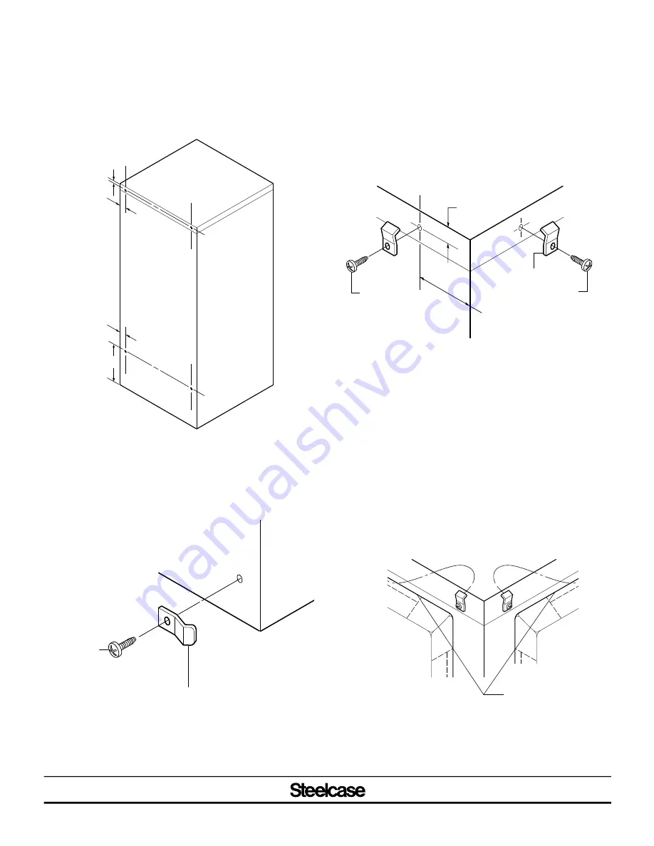 Steelcase Hang-On Acoustical Panel Скачать руководство пользователя страница 4