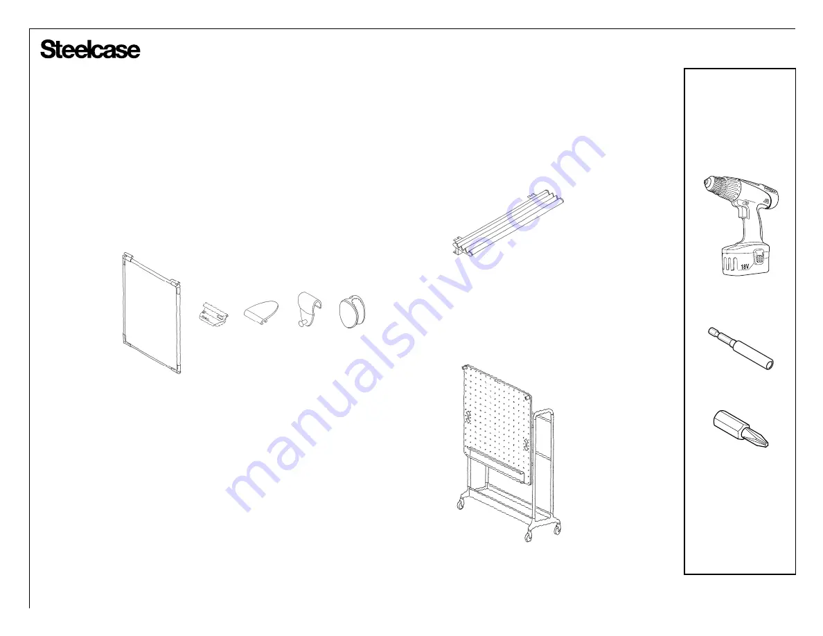 Steelcase Huddleboard Manual Download Page 1