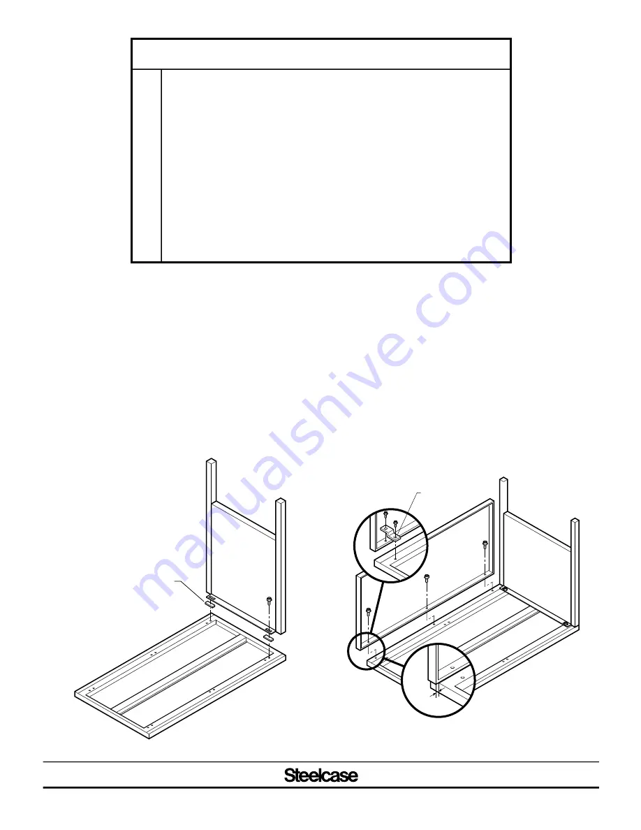 Steelcase Machine and Typewriter unit 41-ATT Скачать руководство пользователя страница 2