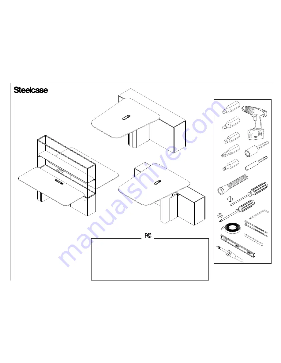 Steelcase Mackinac Assembly Instructions Manual Download Page 1