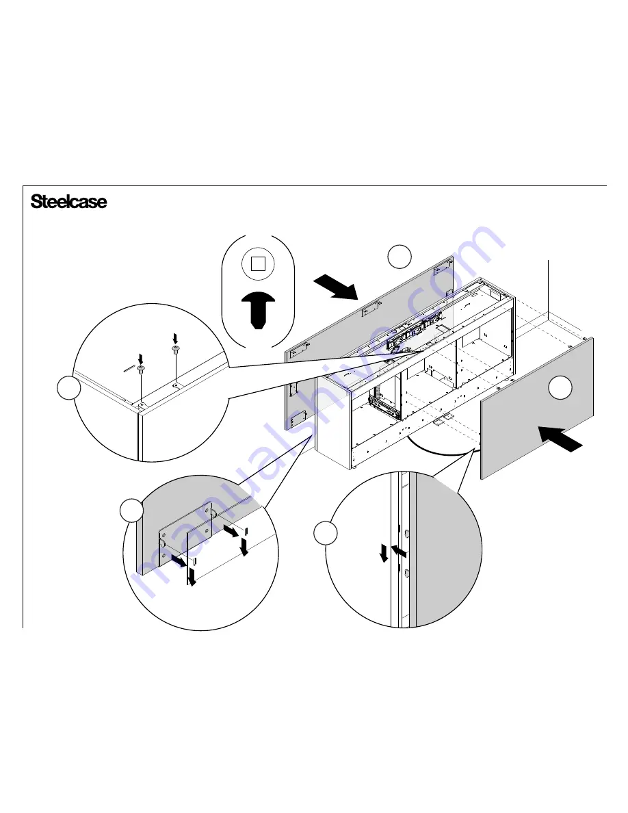 Steelcase Mackinac Assembly Instructions Manual Download Page 23