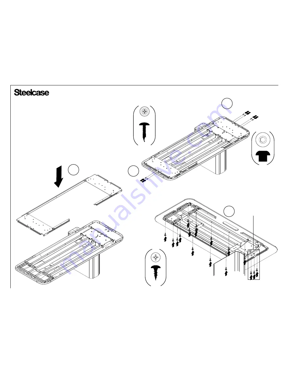 Steelcase Mackinac Assembly Instructions Manual Download Page 43