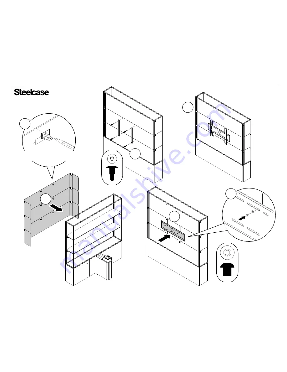 Steelcase Mackinac Assembly Instructions Manual Download Page 65