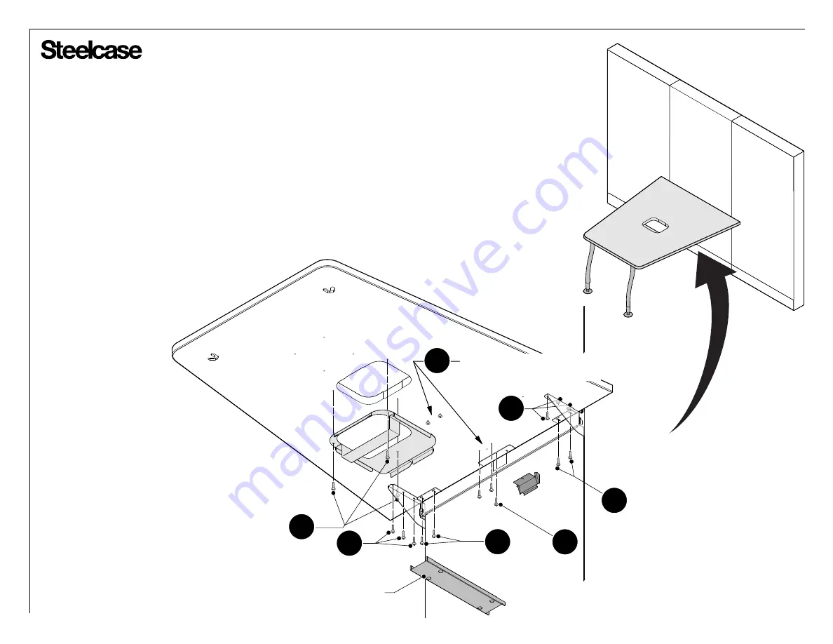 Steelcase media:scape mobile Assembly Instructions Manual Download Page 38