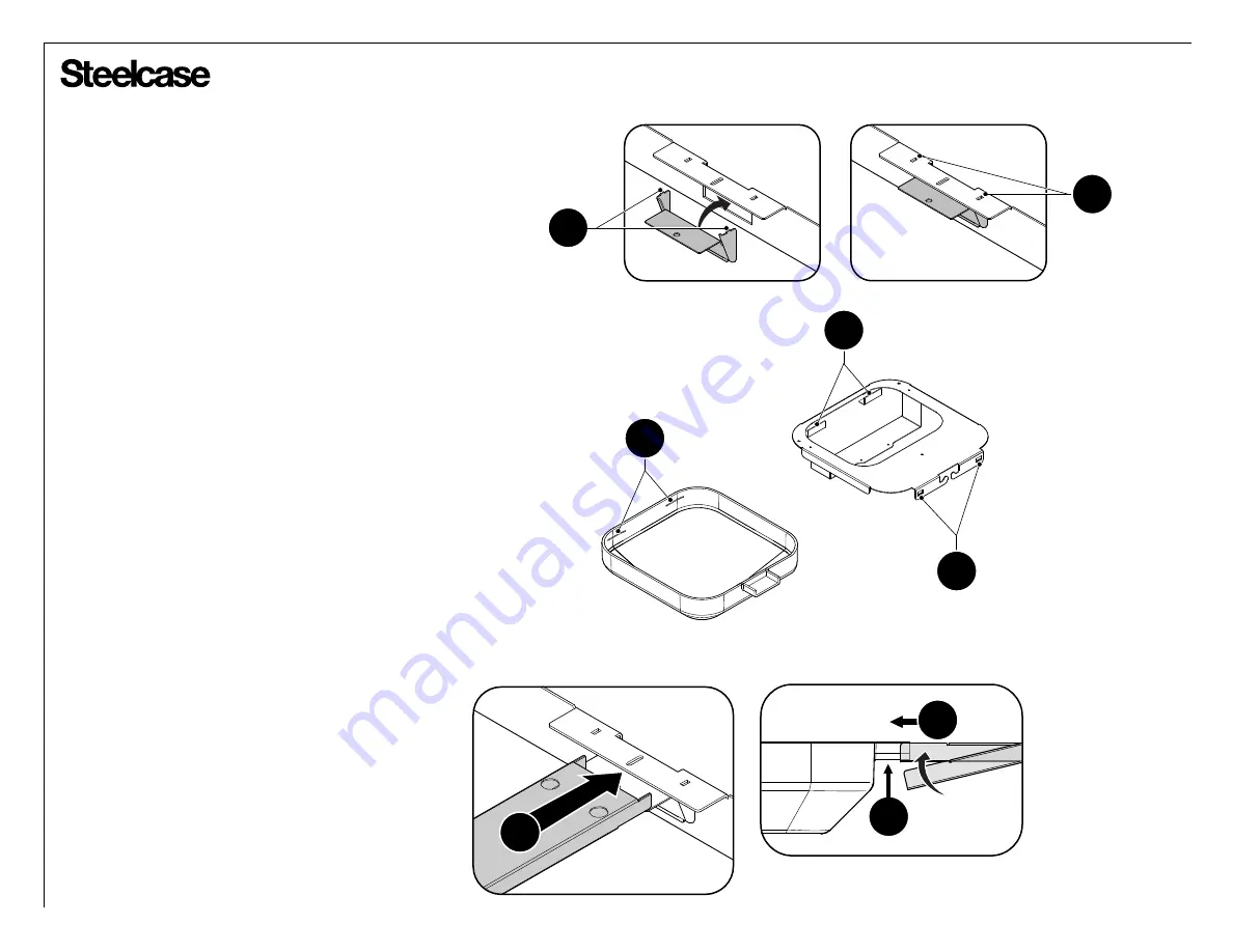 Steelcase media:scape mobile Assembly Instructions Manual Download Page 43