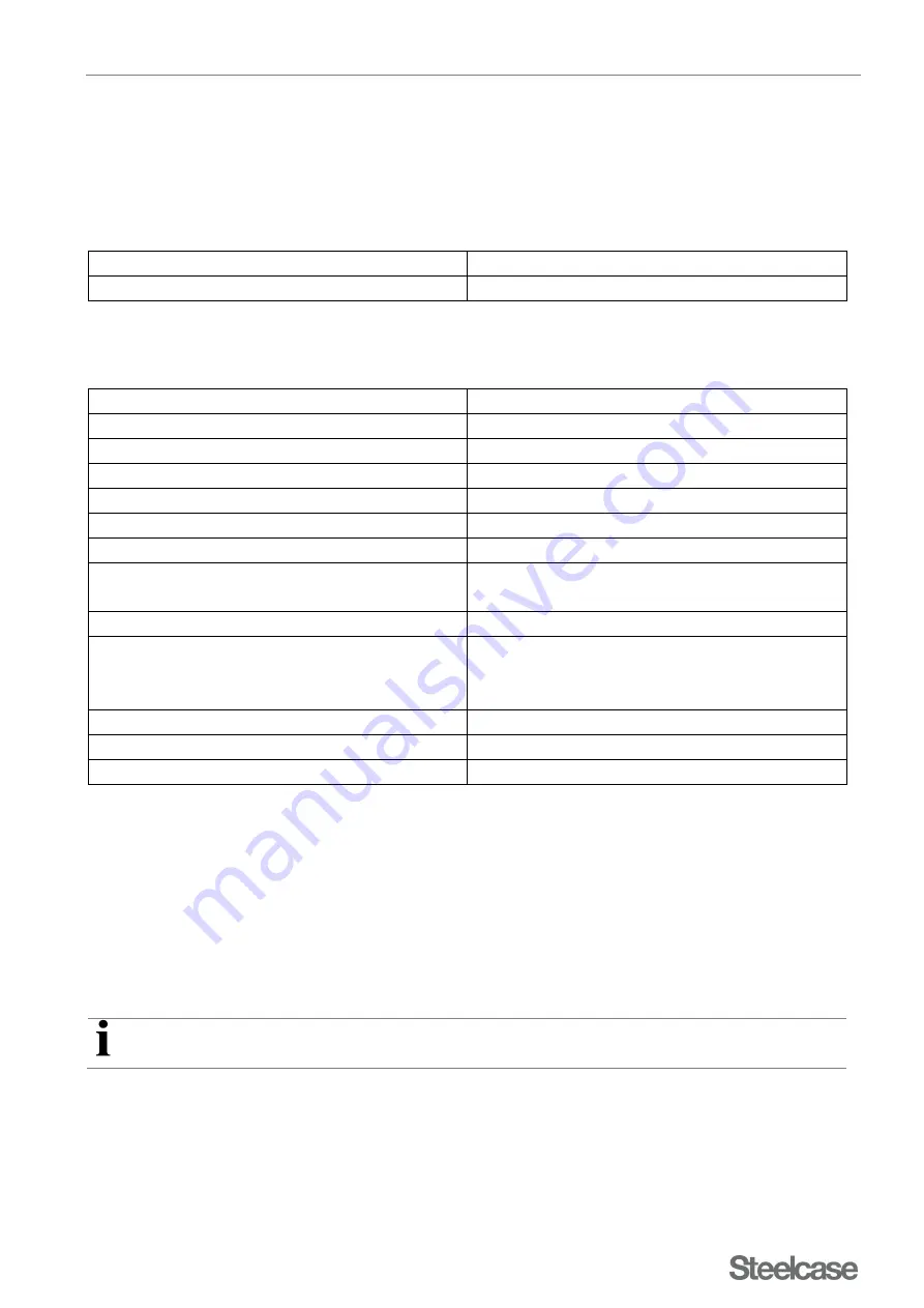 Steelcase Migration Bench desk User Manual Download Page 10