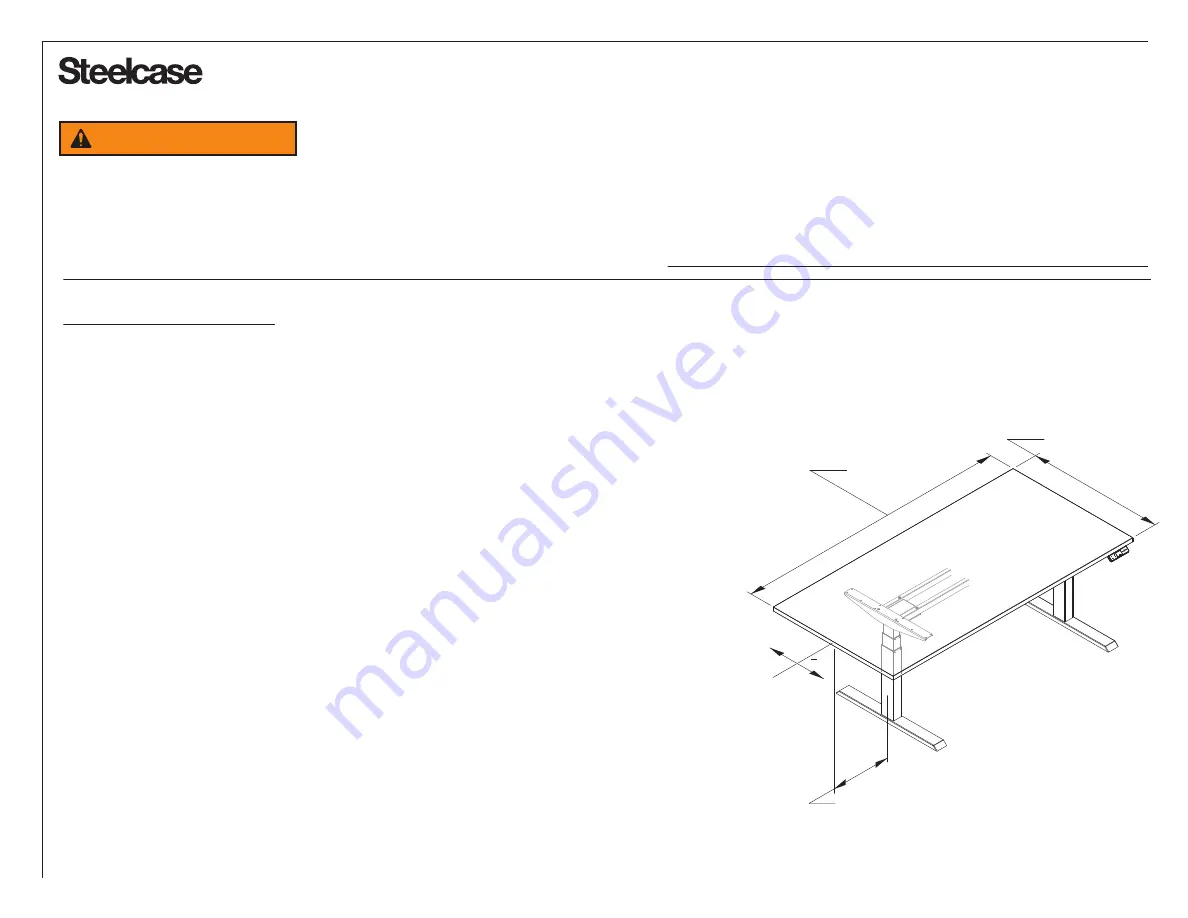 Steelcase Migration Bench SE Скачать руководство пользователя страница 7