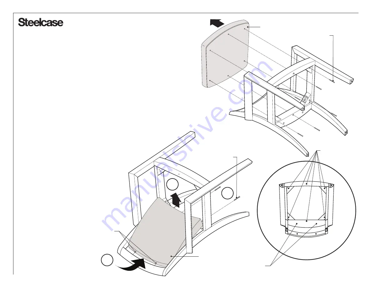 Steelcase Oriana Chair Скачать руководство пользователя страница 2