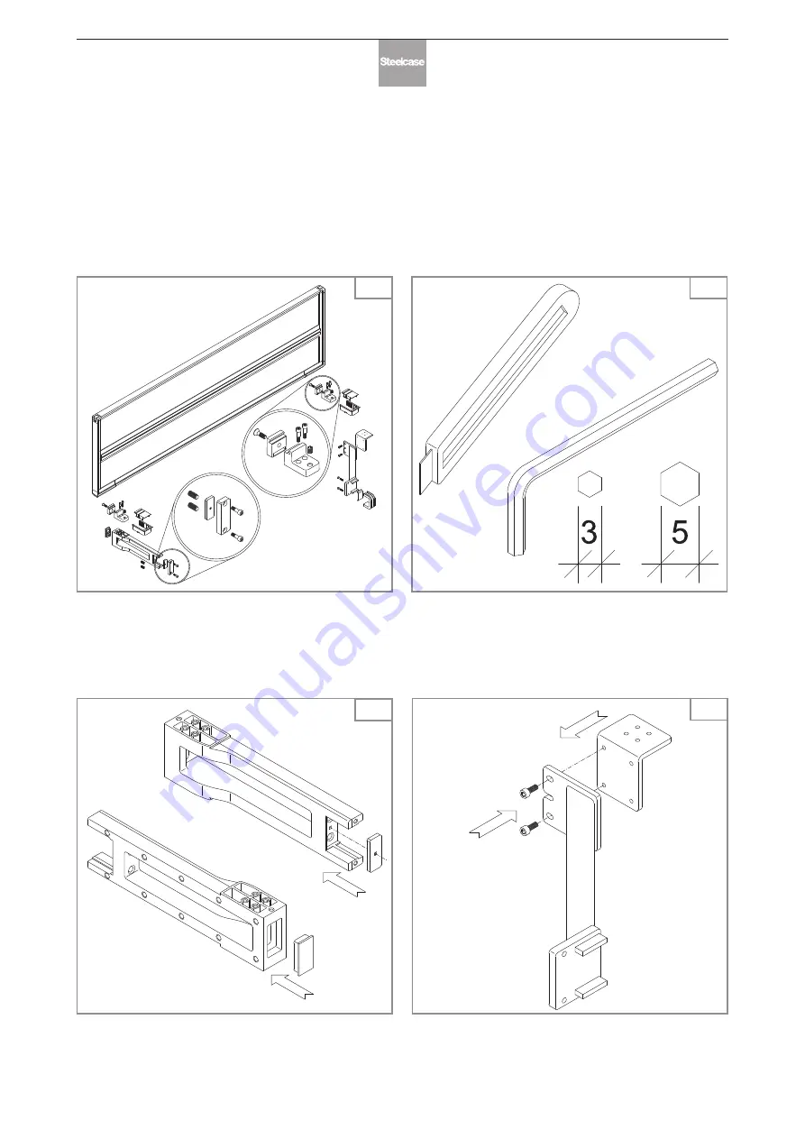 Steelcase Partito Wall Assembly Instruction Manual Download Page 29