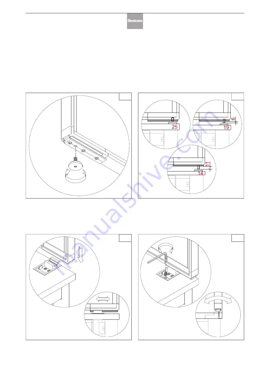 Steelcase Partito Wall Скачать руководство пользователя страница 38