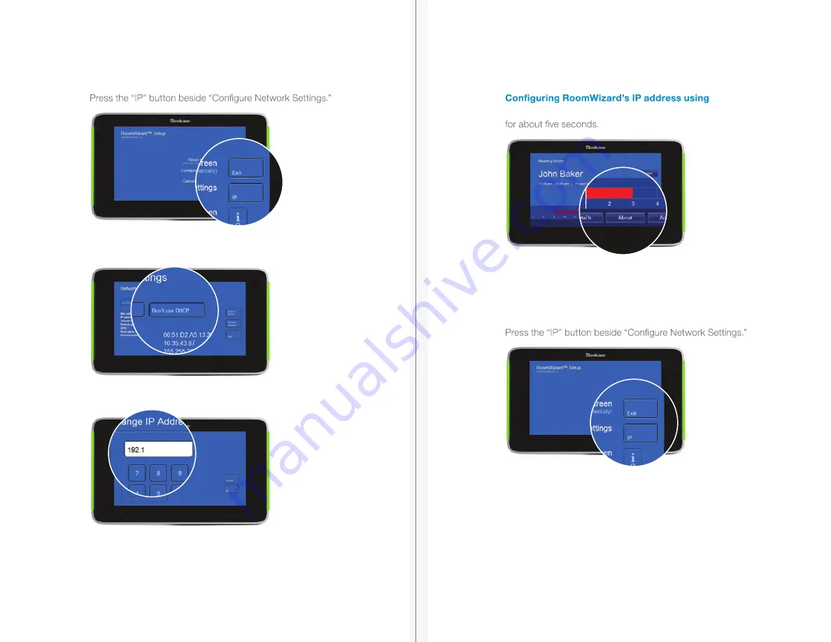 Steelcase RoomWizard II Lotus Domino System Manager'S Manual Download Page 8